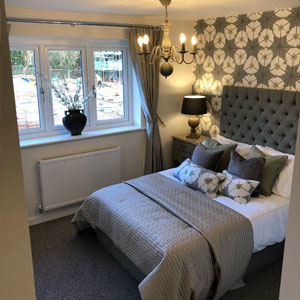 Double bedroom in Wrexham new build