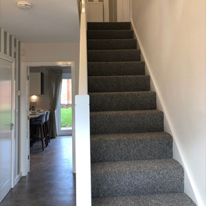 Staircase at new house